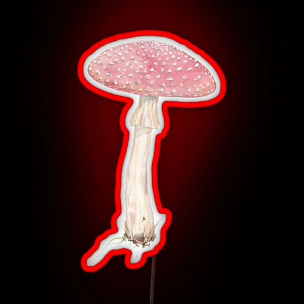 Amanita Muscaria Mushroom RGB Neon Sign