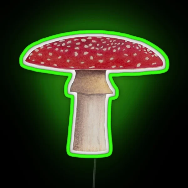 Amanita Muscaria RGB Neon Sign