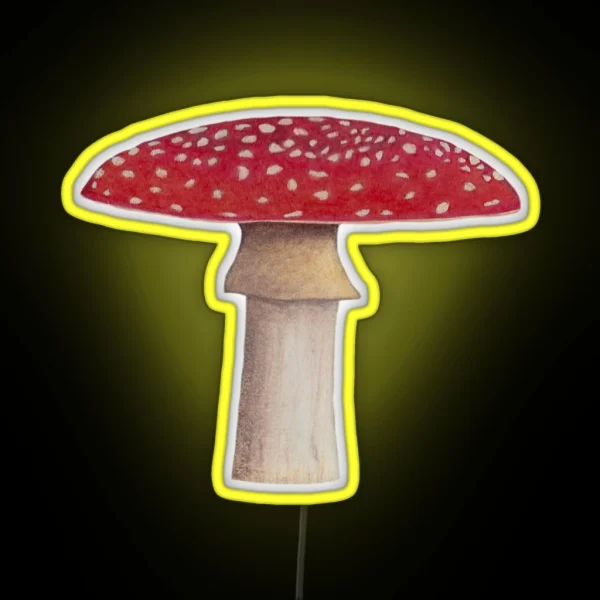 Amanita Muscaria RGB Neon Sign