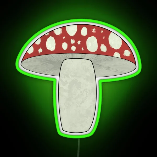 Amanita Muscaria RGB Neon Sign