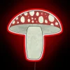 Vibrant Amanita Muscaria Mushroom-inspired Color-Changing Neon Wall Art Decoration