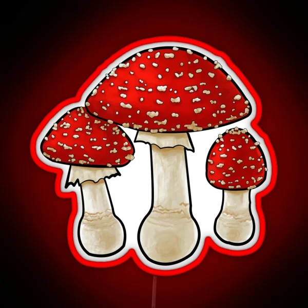 Amanita Muscaria RGB Neon Sign