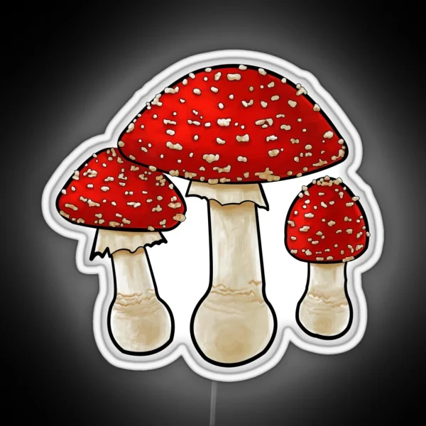 Amanita Muscaria RGB Neon Sign