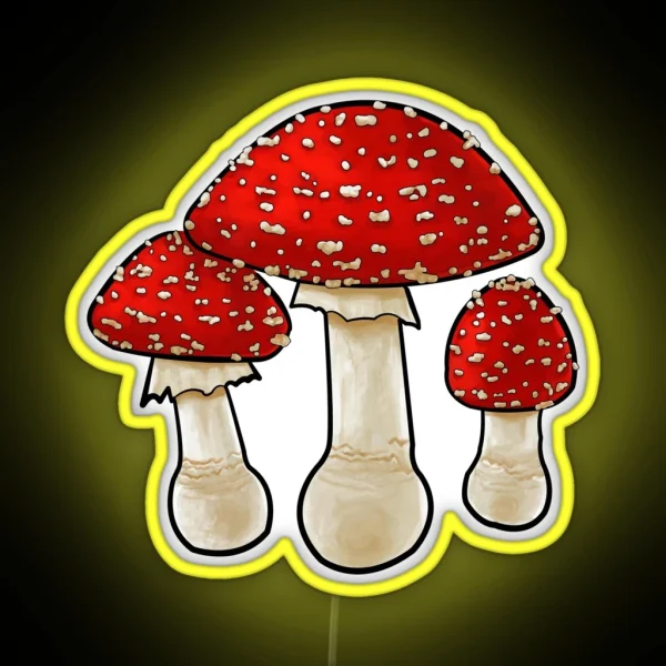 Amanita Muscaria RGB Neon Sign