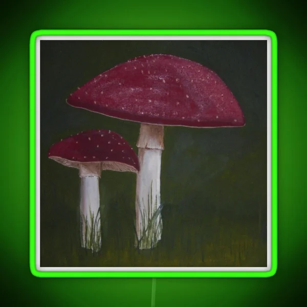 Amanita Muscaria RGB Neon Sign