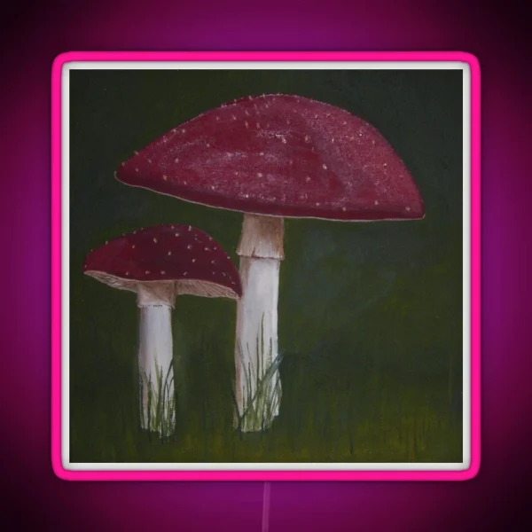 Amanita Muscaria RGB Neon Sign