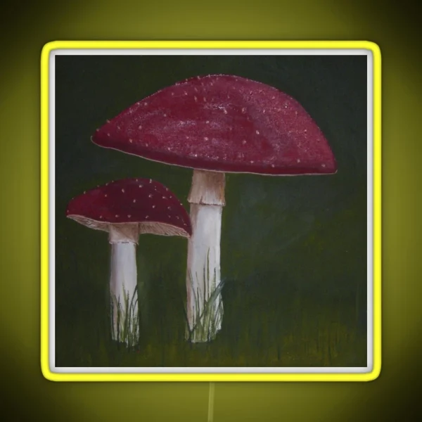 Amanita Muscaria RGB Neon Sign
