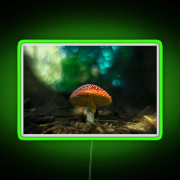 Amanita Muscaria RGB Neon Sign