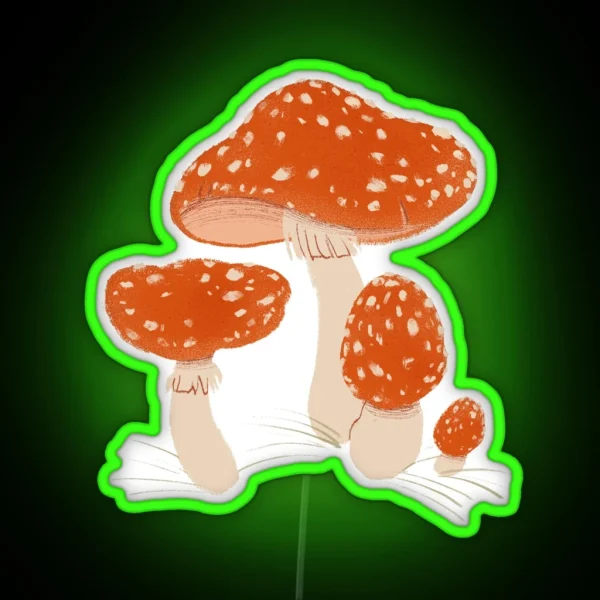 Amanita Muscaria RGB Neon Sign