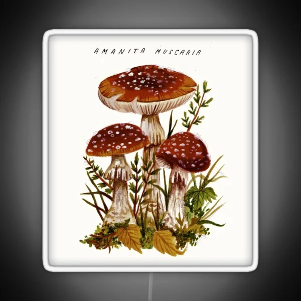 Amanita Muscaria RGB Neon Sign