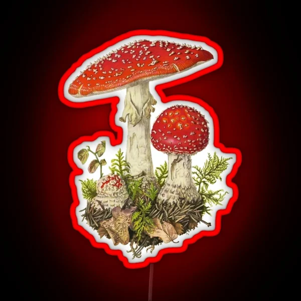 Amanita Muscaria RGB Neon Sign