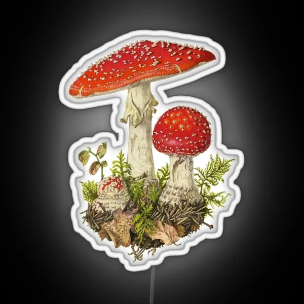 Amanita Muscaria RGB Neon Sign