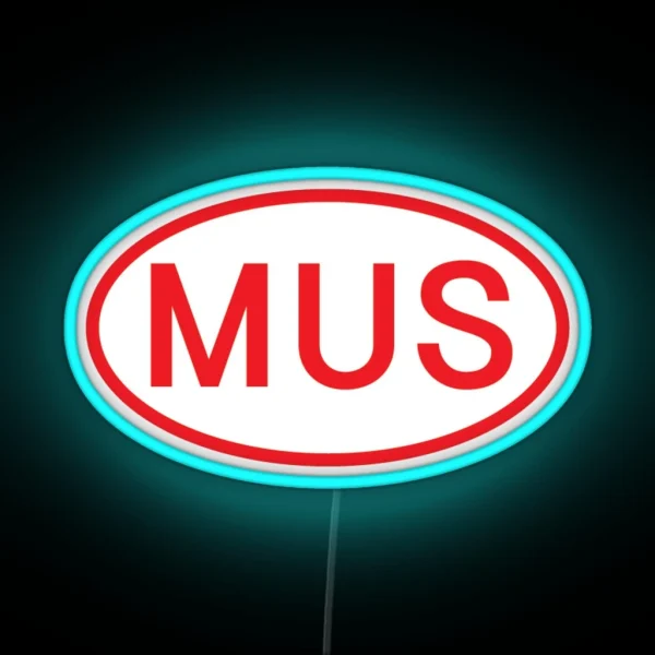 Amanita Muscaria State Led In Red RGB Neon Sign
