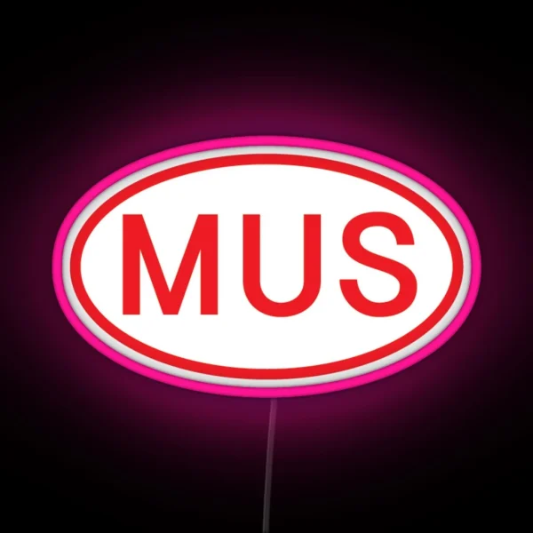 Amanita Muscaria State Led In Red RGB Neon Sign
