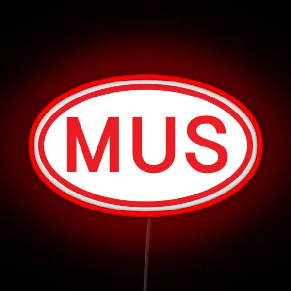 Amanita Muscaria State Led In Red RGB Neon Sign