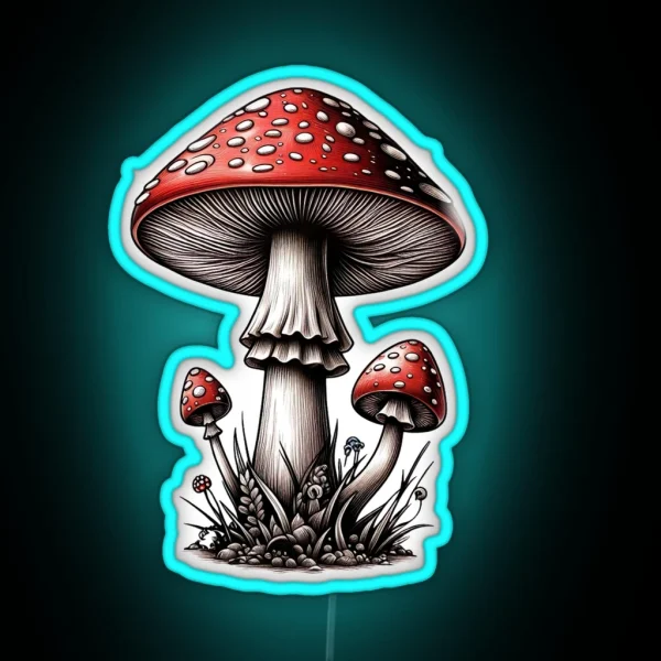 Amanita RGB Neon Sign