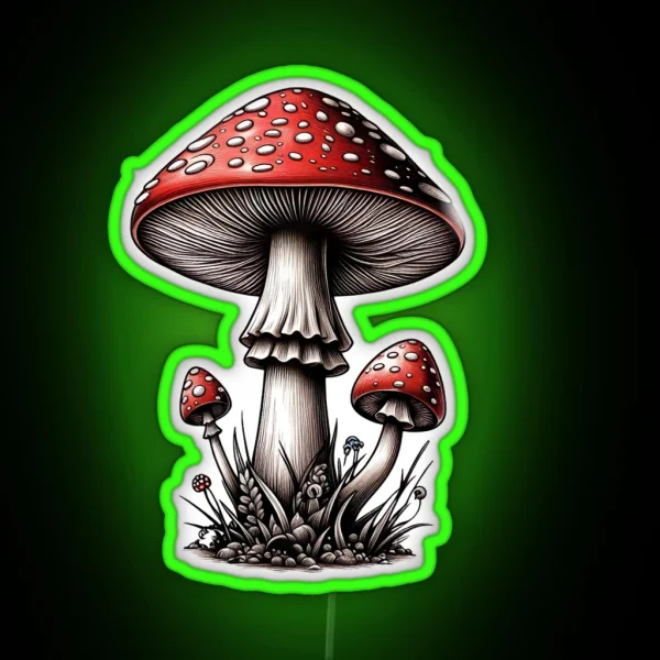 Amanita RGB Neon Sign