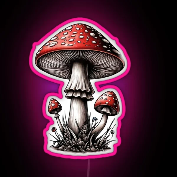 Amanita RGB Neon Sign