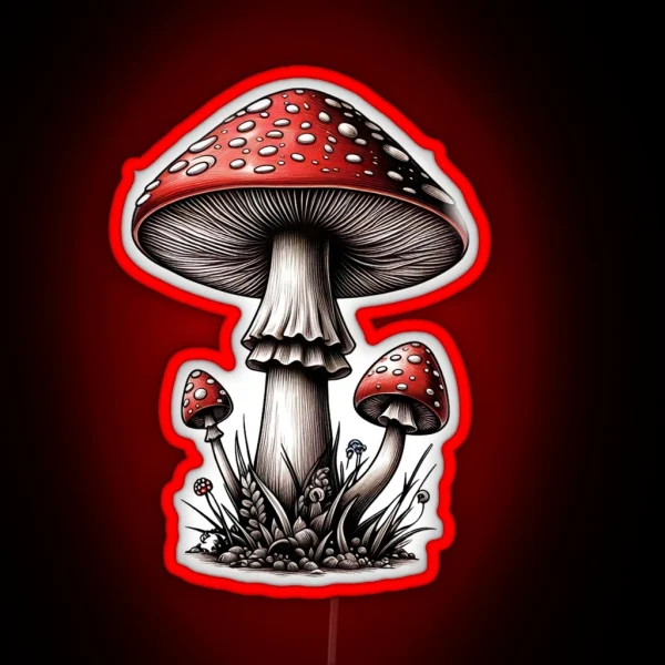 Amanita RGB Neon Sign