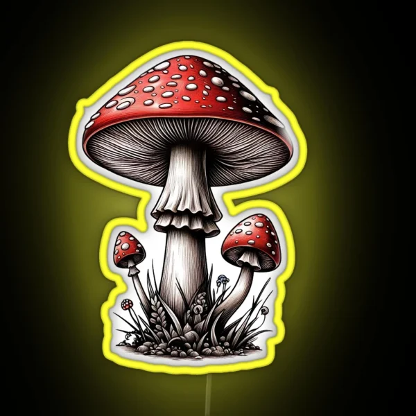 Amanita RGB Neon Sign