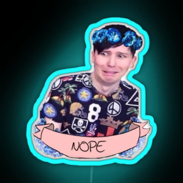 Amazingphil Nope RGB Neon Sign
