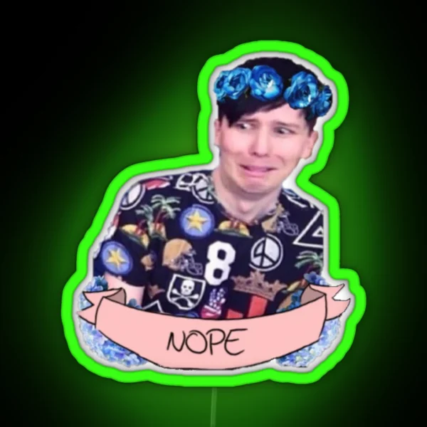 Amazingphil Nope RGB Neon Sign