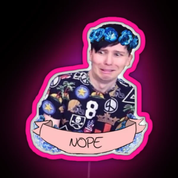 Amazingphil Nope RGB Neon Sign