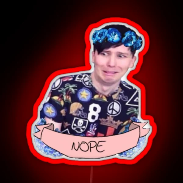 Amazingphil Nope RGB Neon Sign
