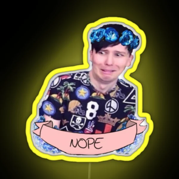 Amazingphil Nope RGB Neon Sign