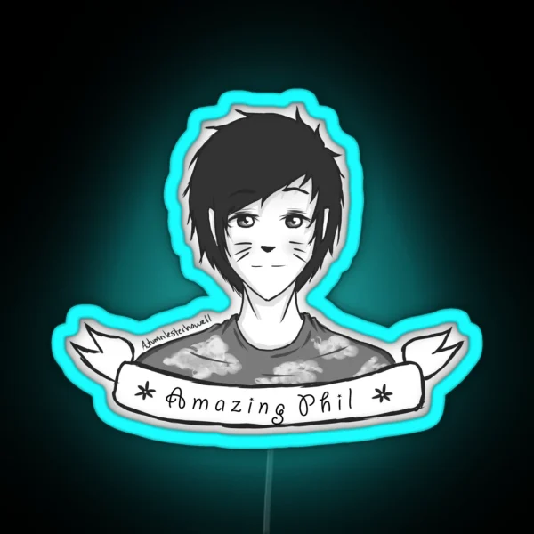 Amazingphil Ribbon RGB Neon Sign
