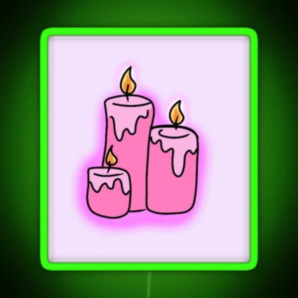 Amazingphil Scented Candle Art RGB Neon Sign