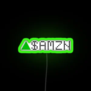 Amazon Stock Ticker Green RGB Neon Sign