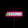 Customizable stock market display with vibrant green RGB LED lighting