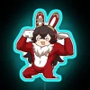 Amber Character from Genshin Impact Chibi Style Neon Sign Light.