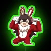 Amber Genshin Impact Character Chibi Neon Sign with Colorful RGB Lighting