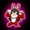 Customizable Amber-inspired Genshin Impact chibi character RGB LED display sign