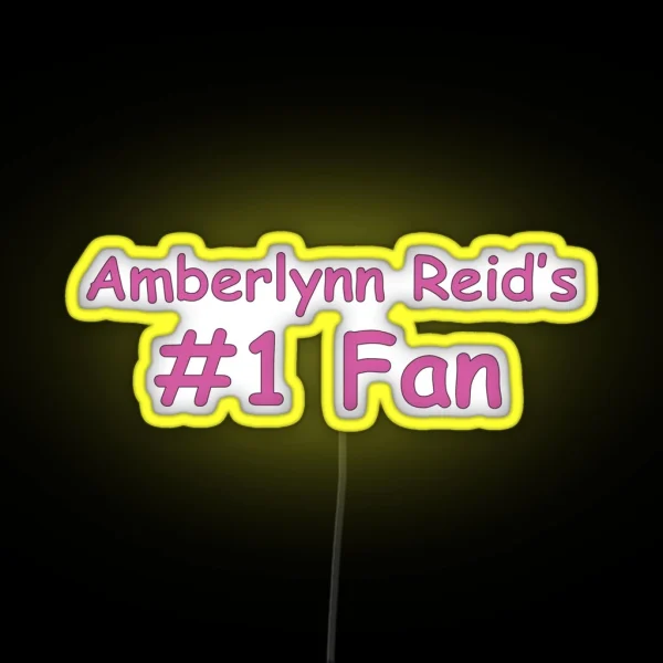 Amberlynn Reid S 1 Fan Title RGB Neon Sign