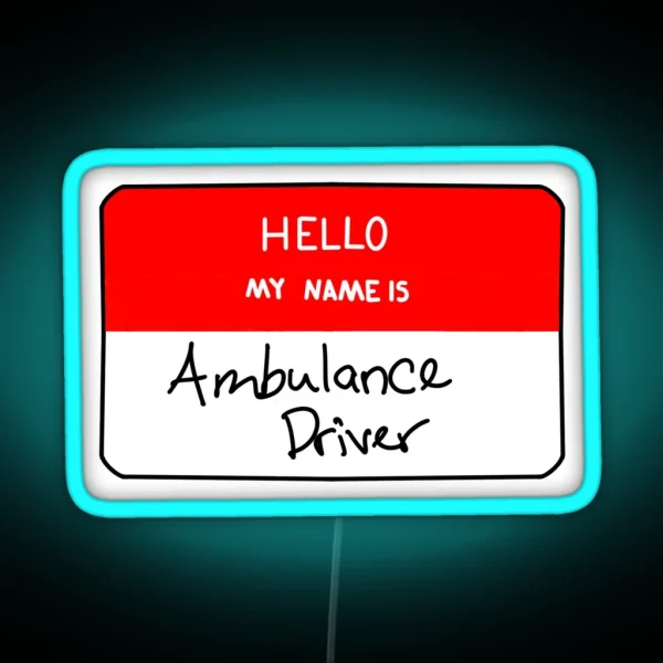 Ambulance Driver RGB Neon Sign