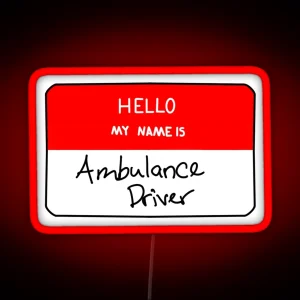 Ambulance Driver RGB Neon Sign