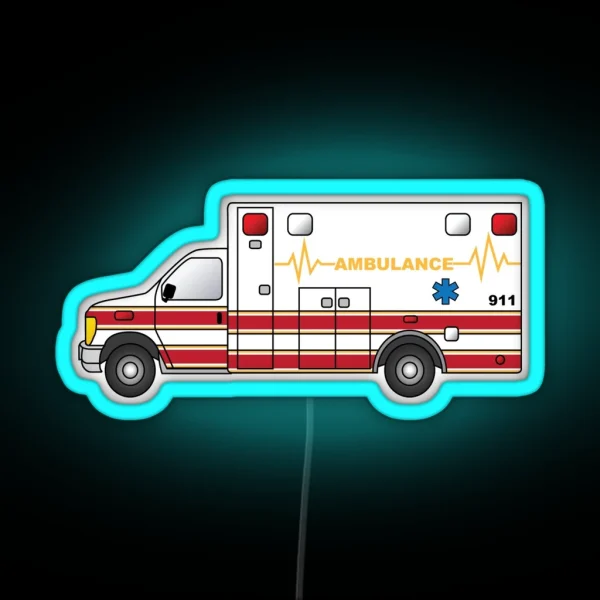 Ambulance RGB Neon Sign