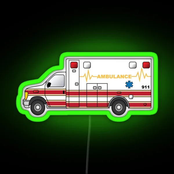 Ambulance RGB Neon Sign