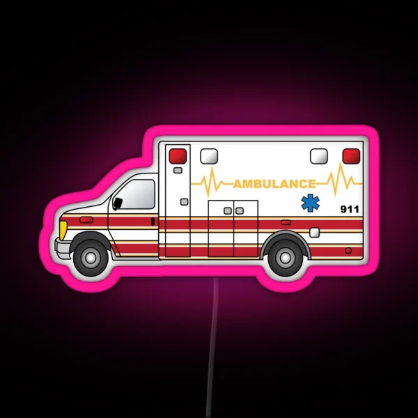 Ambulance RGB Neon Sign