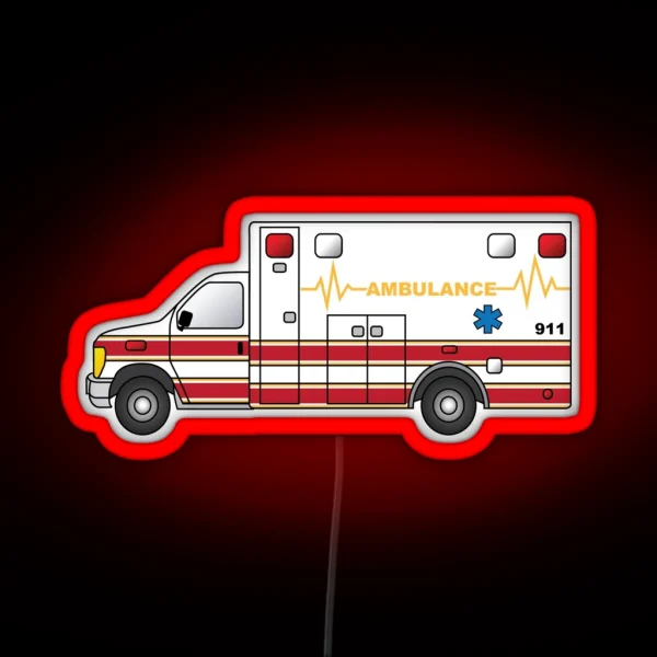 Ambulance RGB Neon Sign