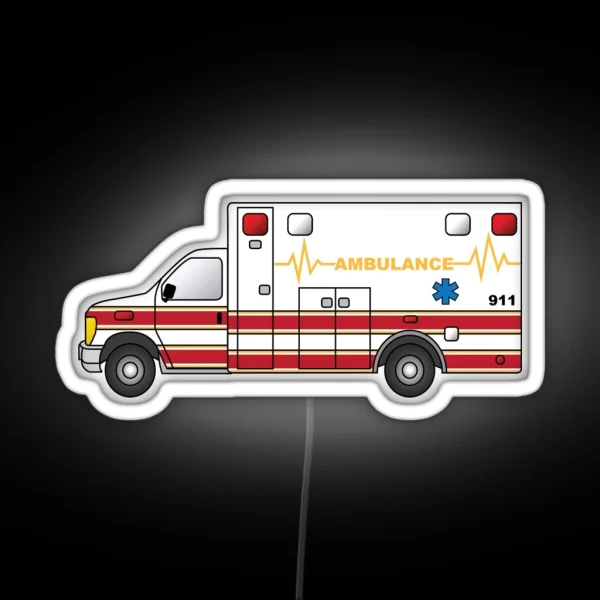 Ambulance RGB Neon Sign