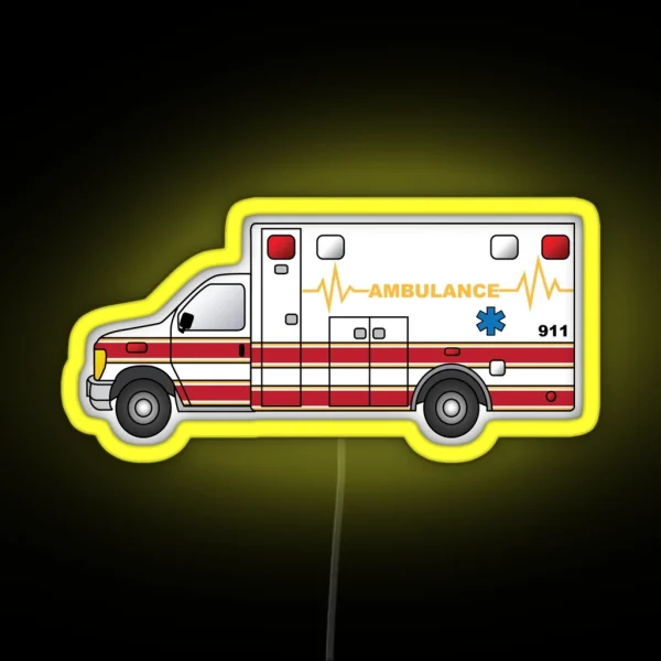 Ambulance RGB Neon Sign