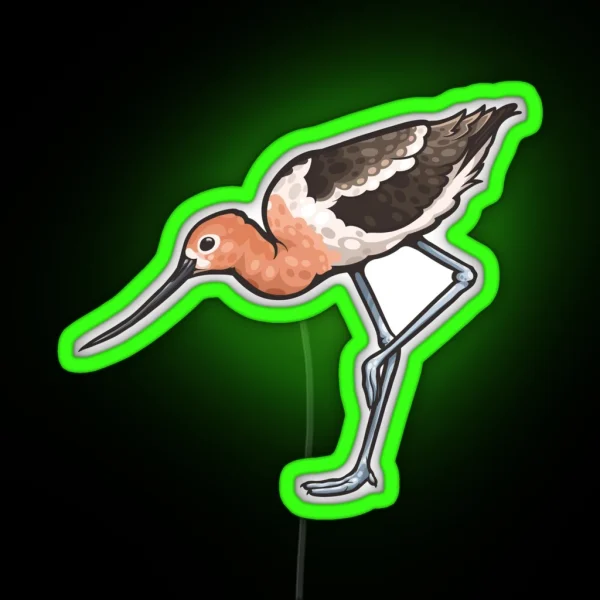 American Avocet RGB Neon Sign