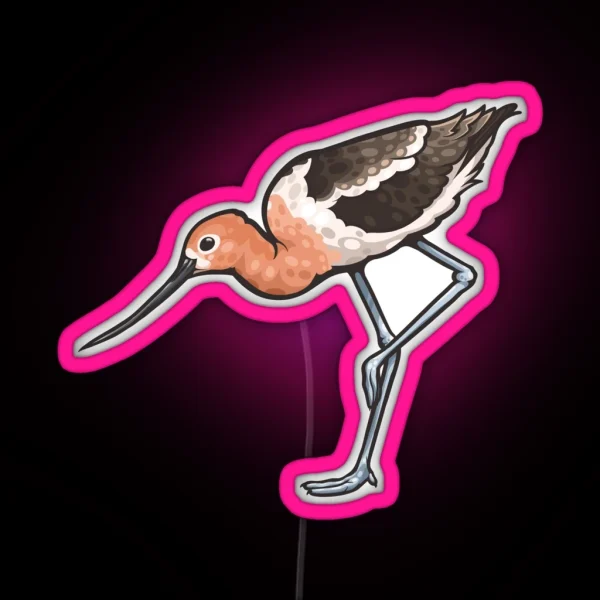 American Avocet RGB Neon Sign