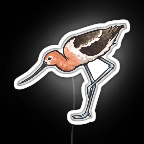 American Avocet RGB Neon Sign