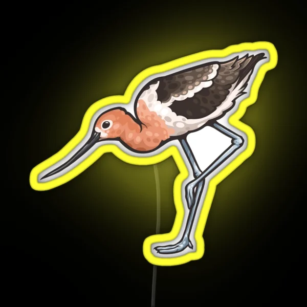 American Avocet RGB Neon Sign