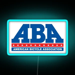 American Bicycle Association ABA BMX RGB Neon Sign